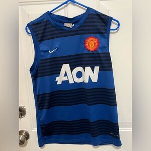 Manchester United “ION” Jersey Tank Top 2011-2012 Away Kit Nike Youth Size XL